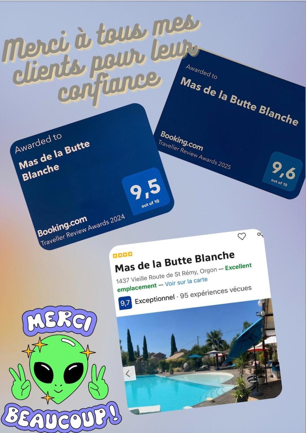 Bed and Breakfast Mas De La Butte Blanche Orgon Esterno foto